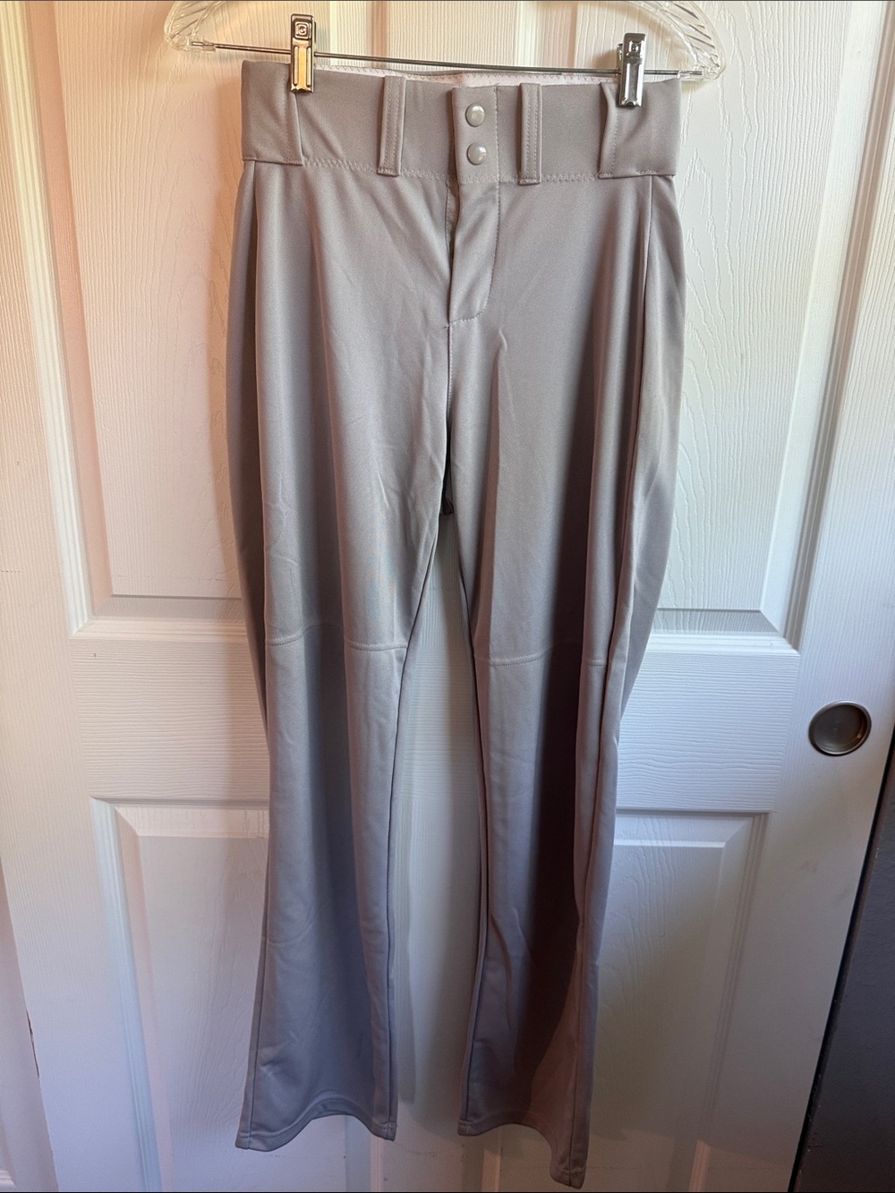 Men's Small Light Gray Baseball Pants- New
